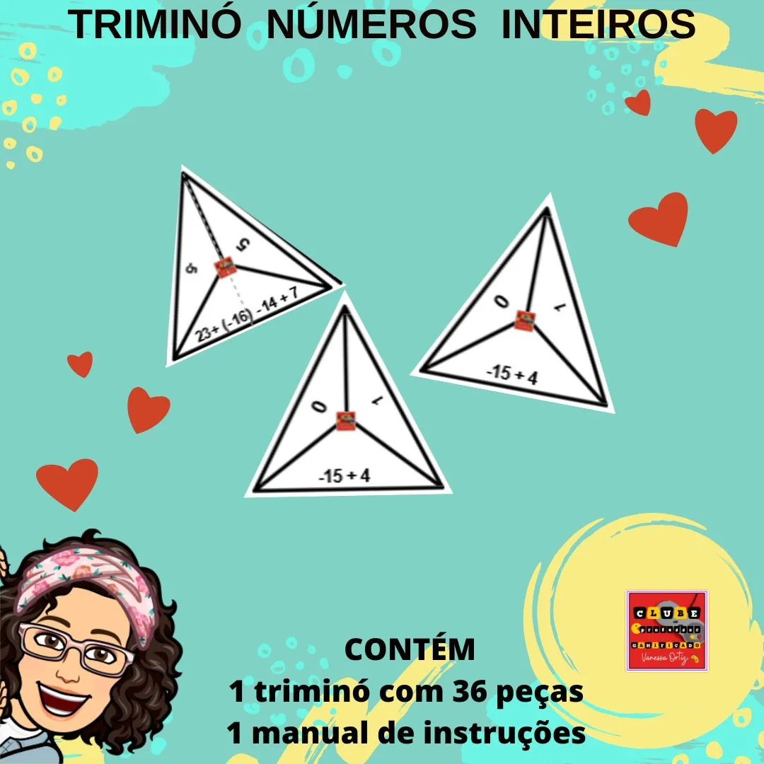 TRIMINÓ DOS NÚMEROS INTEIROS