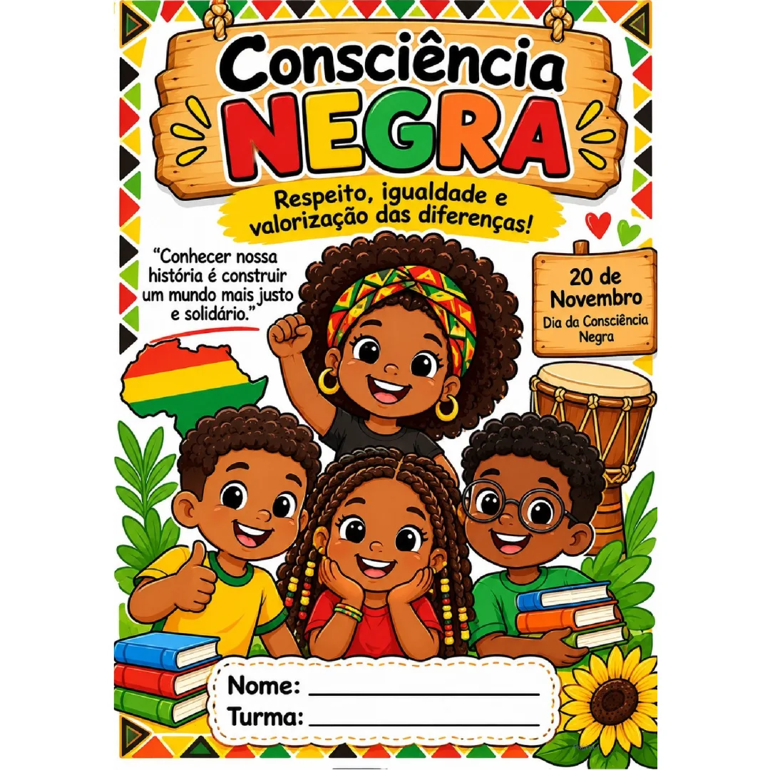 E-book / Atividades: Consciência Negra para o Ensino Fundamental 