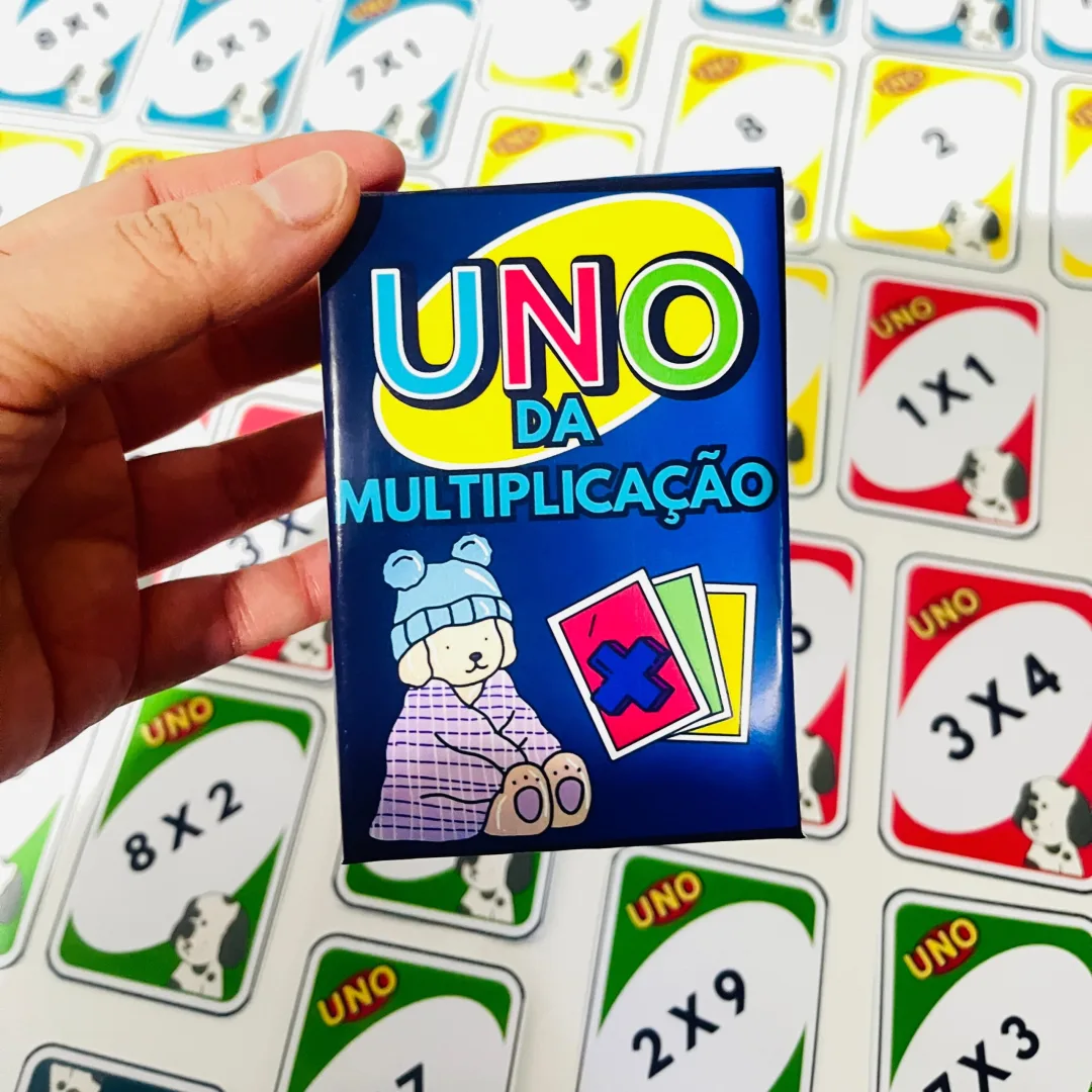 UNO DA MULTIPLICAÇÃO TEMÁTICA BOBBIE GOODS