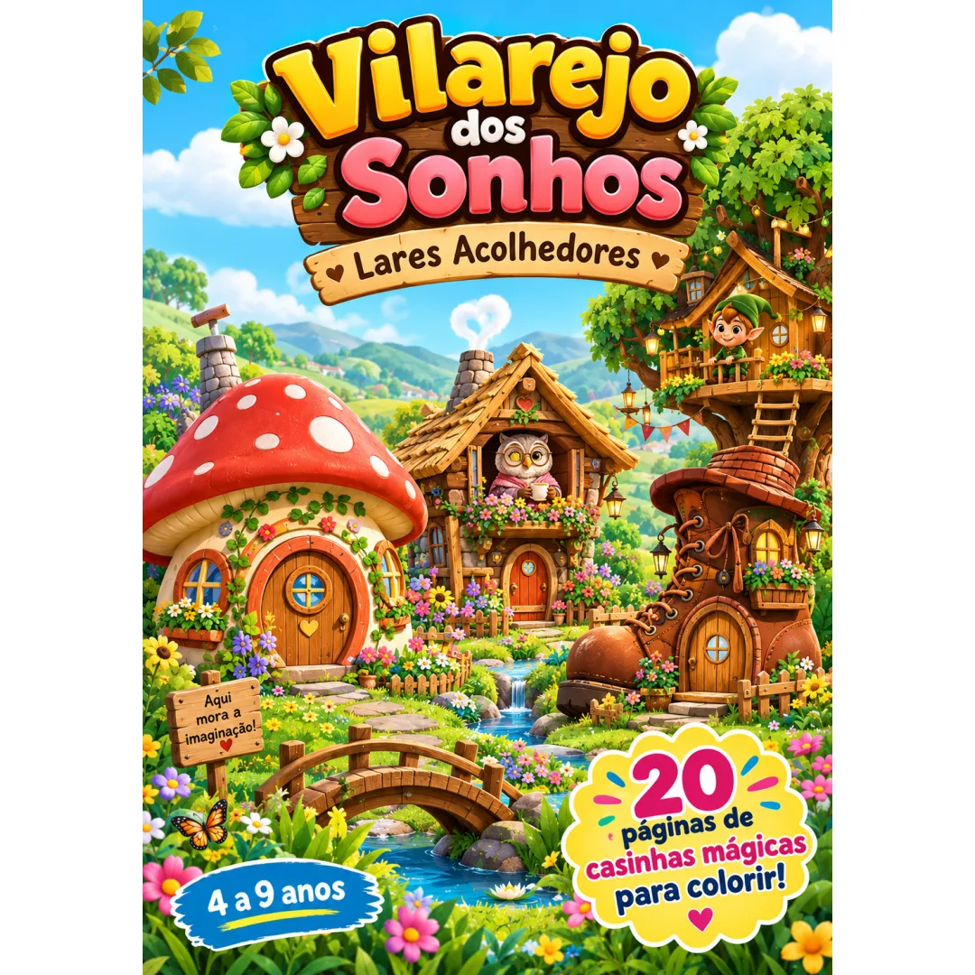 Vilarejo dos Sonhos - Lares Acolhedores - Educação Infantil PDF com 20 Páginas