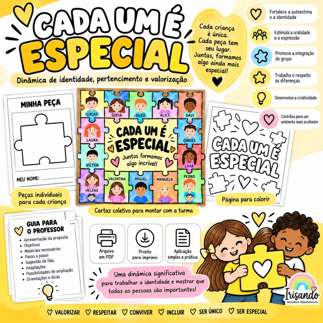 Você é Especial | Dinâmica de Valorização e Pertencimento