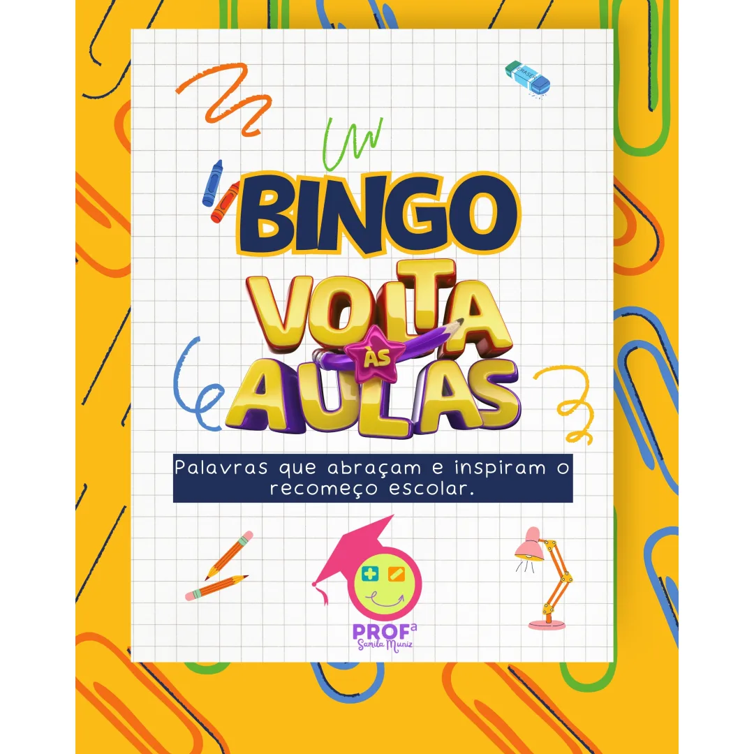 Volta às Aulas - Bingo Volta às Aulas