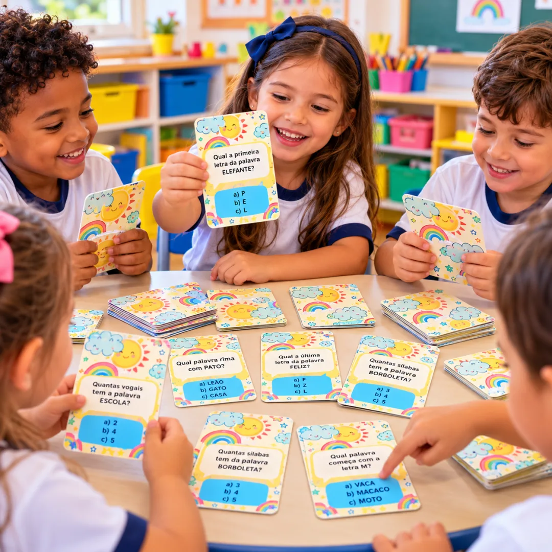 10 Jogos Educativos de Baralho para Alfabetização - PDF para Imprimir — imagem 3