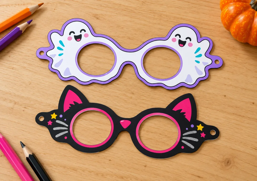 10 Modelos de Óculos de Halloween! em PDF- Educação Infantil — imagem 4