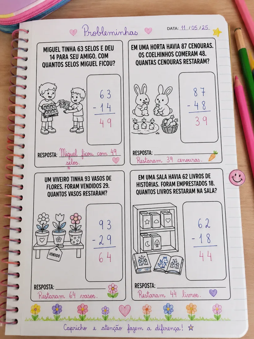 100 Problemas de Adição e Subtração - PDF — imagem 2