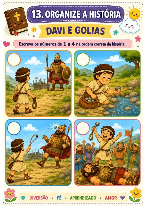 20 Atividades Bíblicas Infantis | PDF Digital para Imprimir — imagem 4