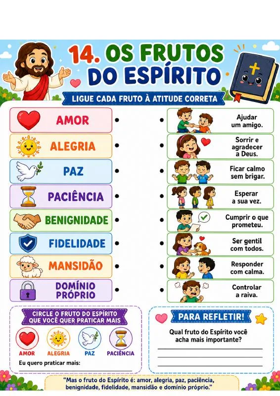 20 Atividades Bíblicas Infantis | PDF Digital para Imprimir — imagem 5
