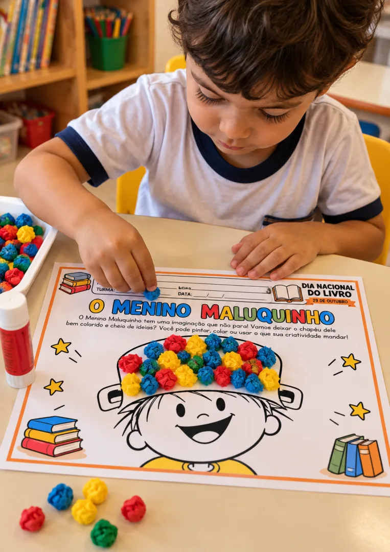 4 ATIVIDADES DIA NACIONAL DO LIVRO PARA A EDUCAÇÃO INFANTIL EM PDF — imagem 4