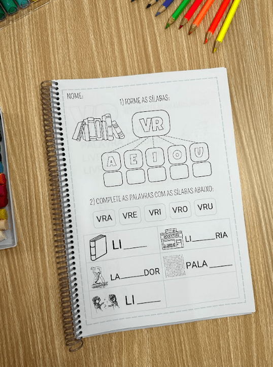 Apostila Sílabas Complexas — 49 Páginas para Alfabetização — imagem 4