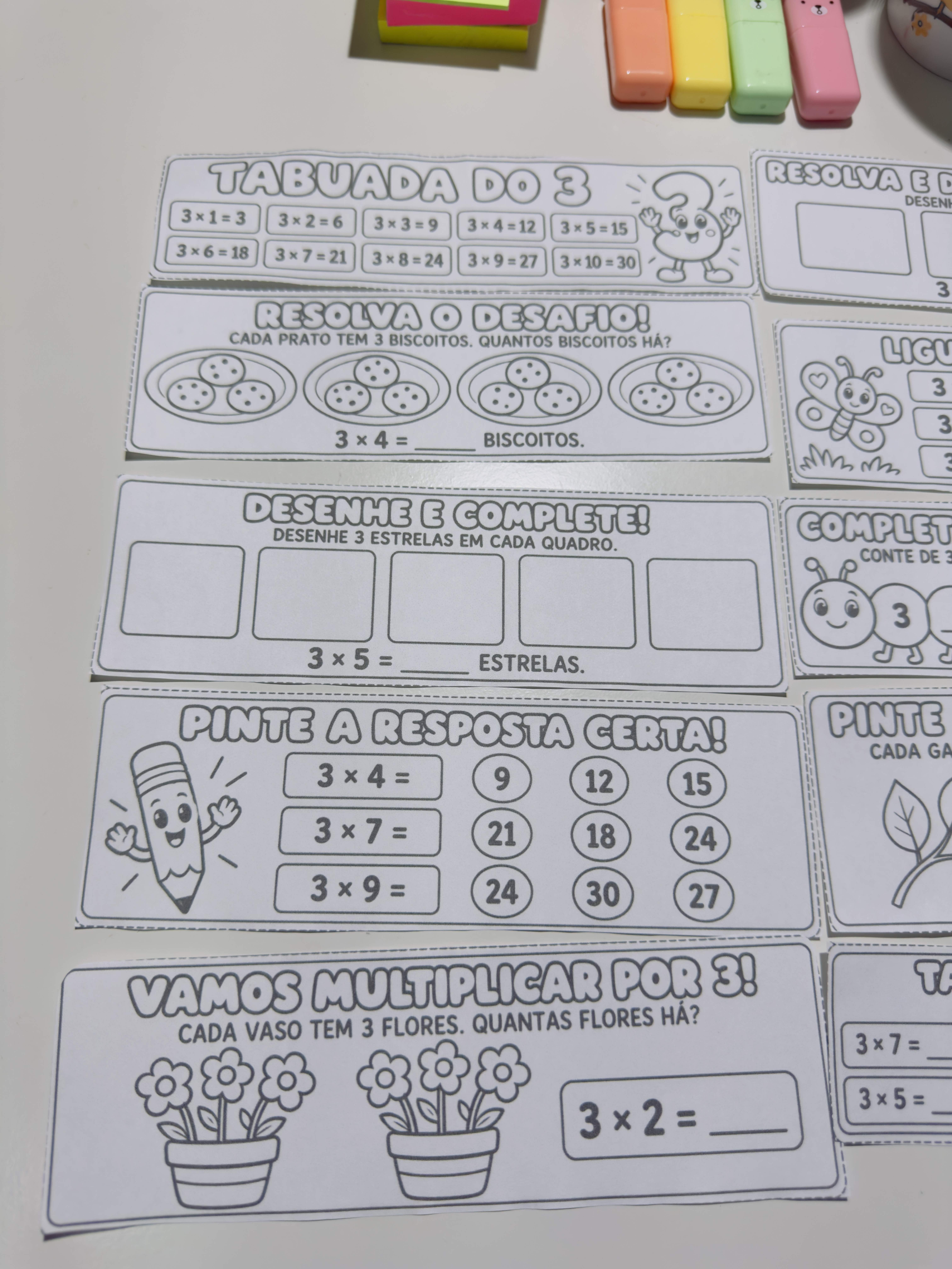 Tabuada da Multiplicação para 3º a 5º Anos em PDF — imagem 6