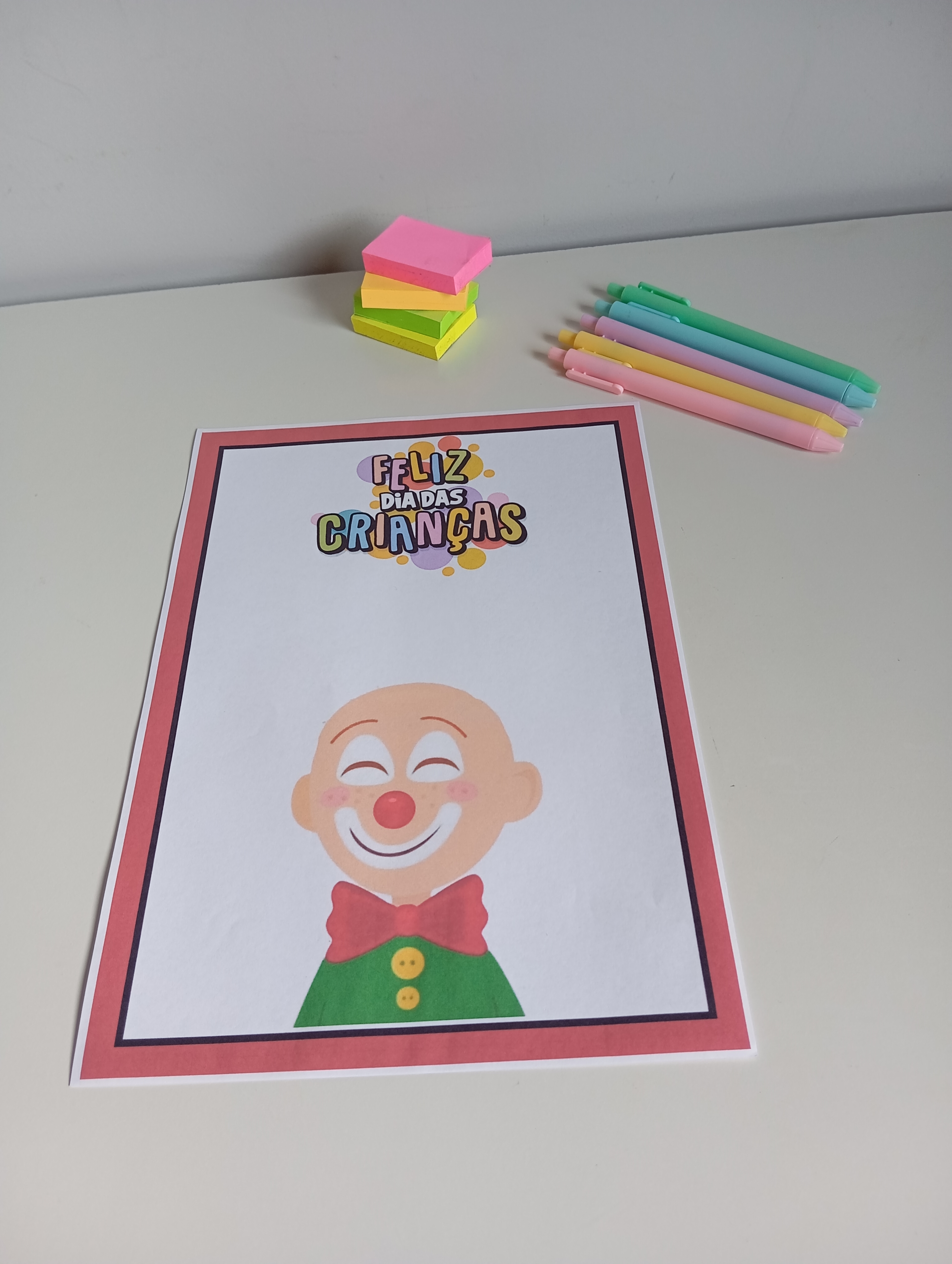 PALHACINHO ATIVIDADE CRIATIVA para Educação Infantil em PDF — imagem 4