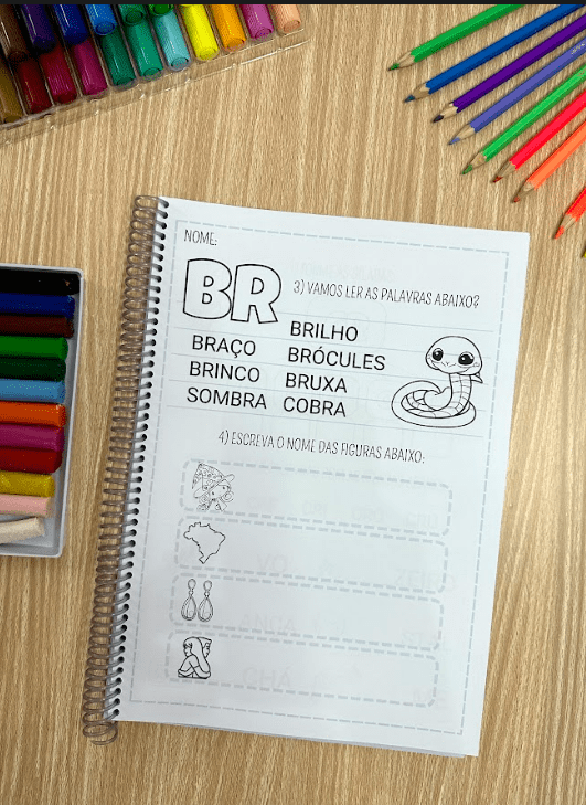 Apostila Sílabas Complexas — 49 Páginas para Alfabetização — imagem 2