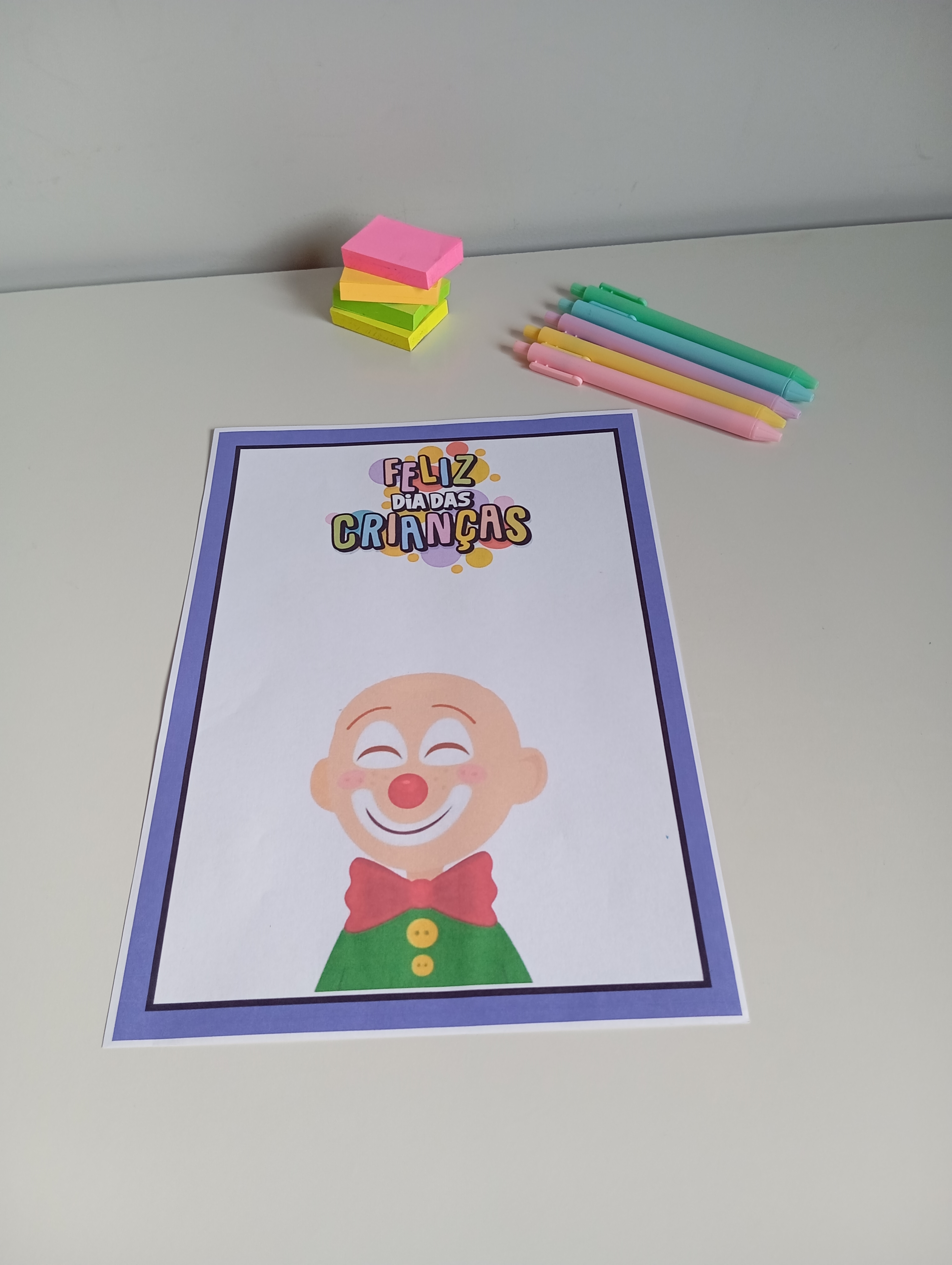 PALHACINHO ATIVIDADE CRIATIVA para Educação Infantil em PDF — imagem 3