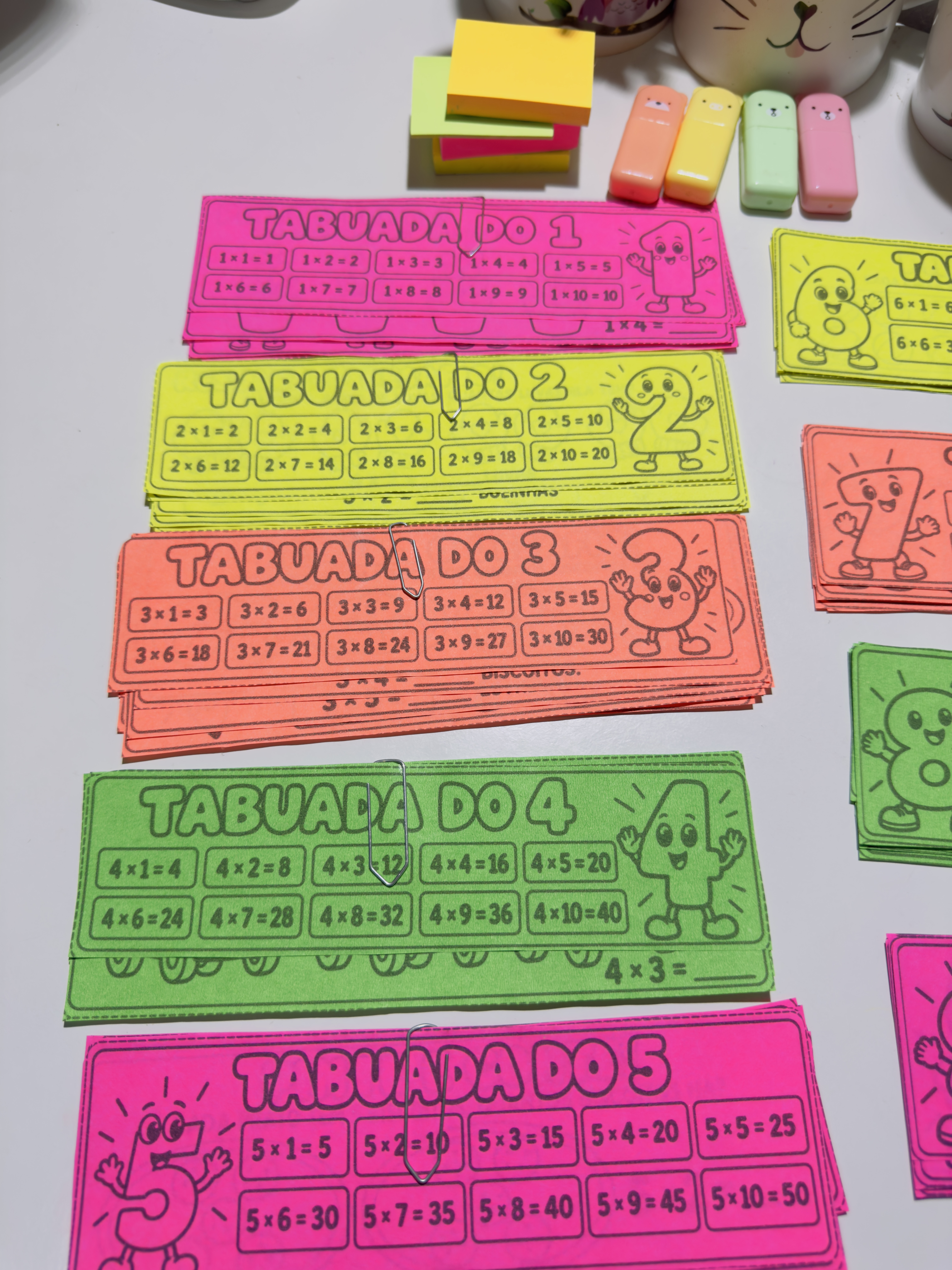 Tabuada da Multiplicação para 3º a 5º Anos em PDF — imagem 3
