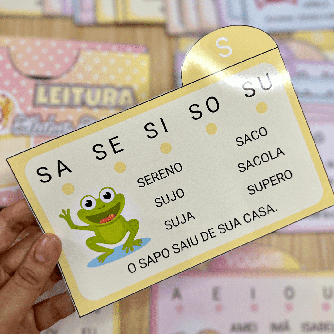 FICHA DE LEITURA SÍLABAS SIMPLES — imagem 2