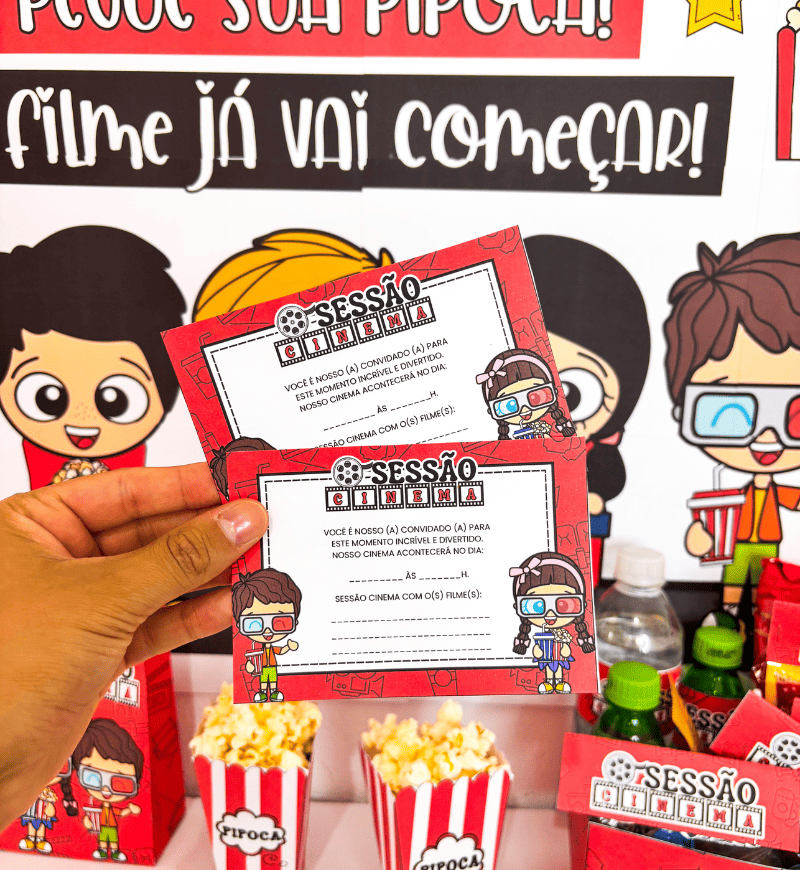 Kit Sessão Cinema | Dia das Crianças em PDF — imagem 5