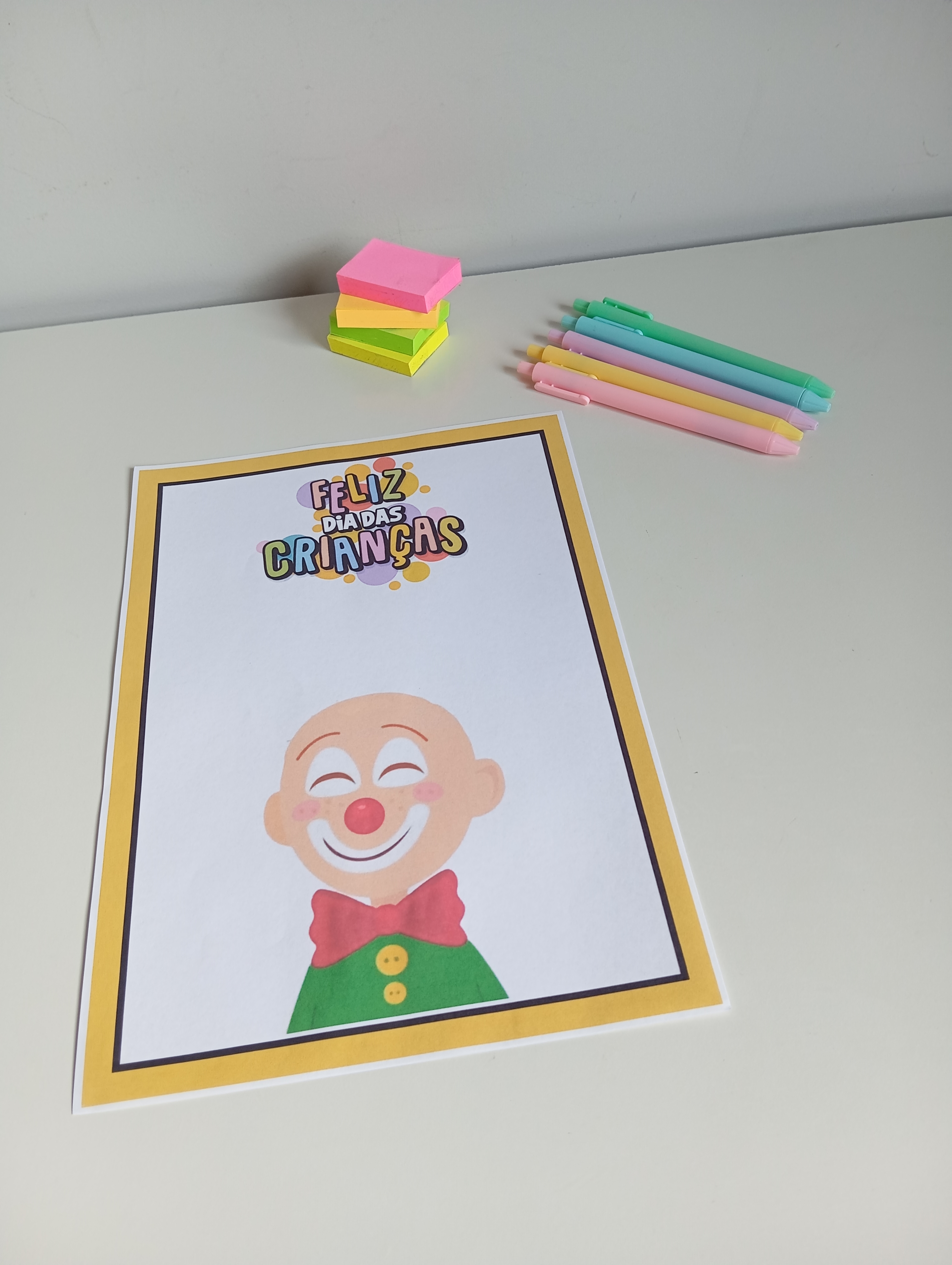 PALHACINHO ATIVIDADE CRIATIVA para Educação Infantil em PDF — imagem 5