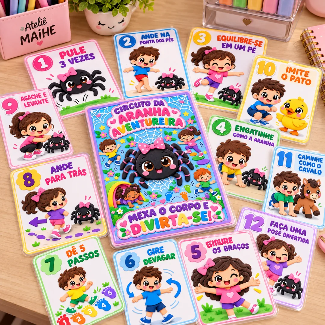 A Aranha Aventureira — A Teia Dos Desafios - Educação Infantil - Jogos - Arquivo Digital — imagem 3