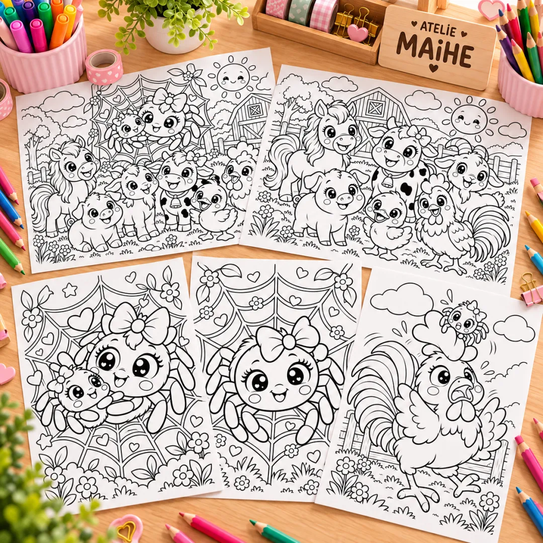 A Aranha Aventureira - Desenhos Colorir - Educação Infantil - Arquivo Digital — imagem 2