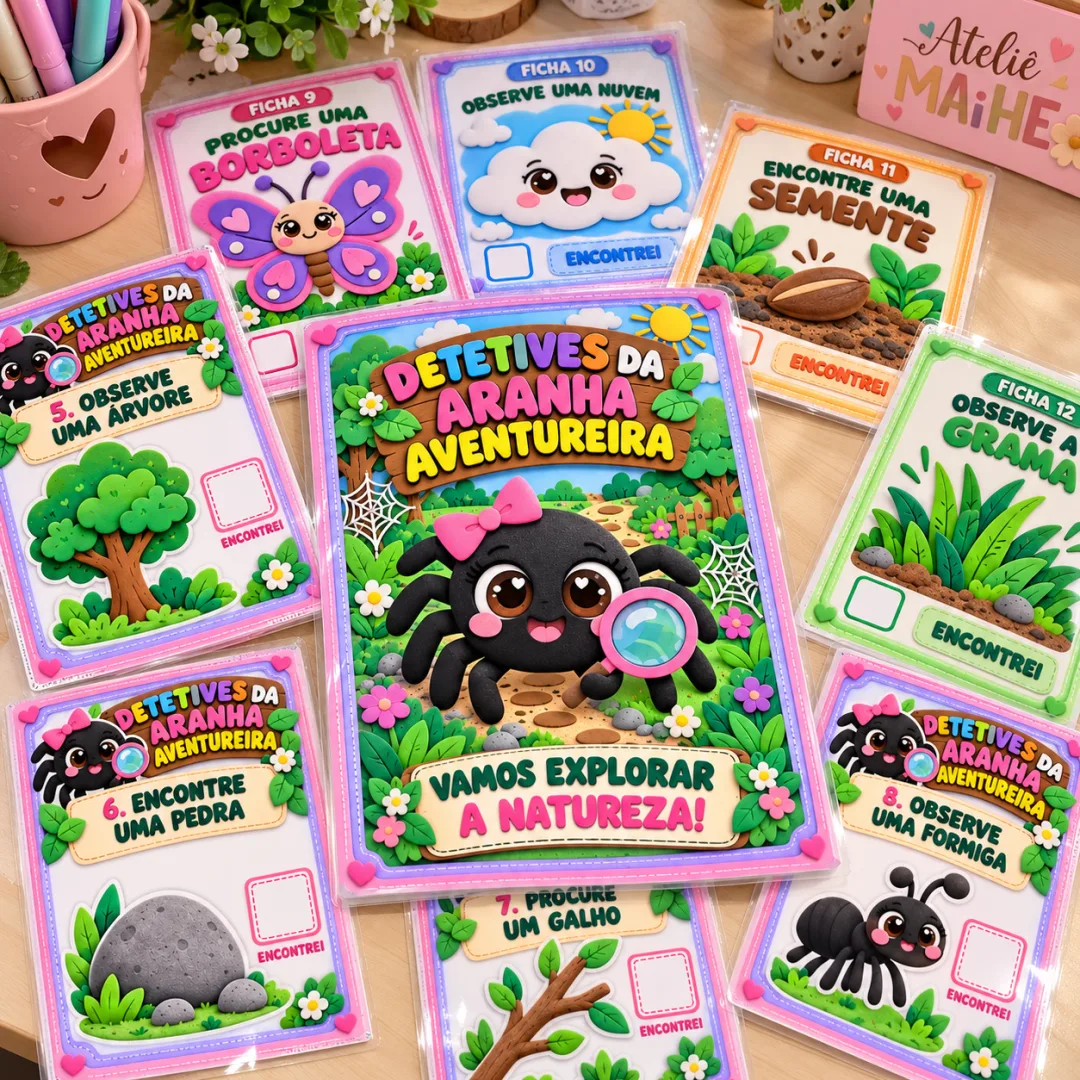 A Aranha Aventureira — Detetives Da Natureza - Educação Infantil - Jogos - Arquivo Digital — imagem 3