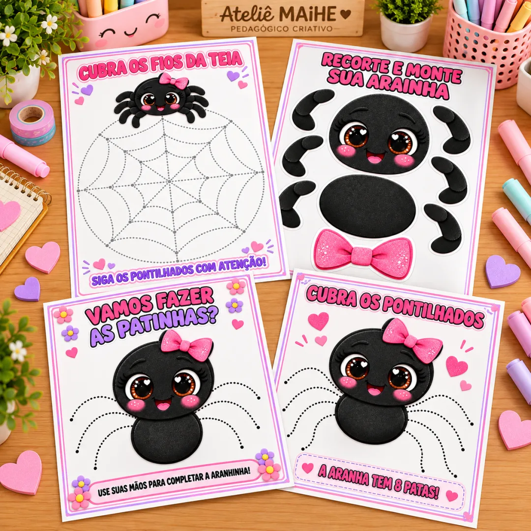 A Aranha Aventureira – Minha Arainha - Jogos - Educação infantil - Arquivo Digital — imagem 2