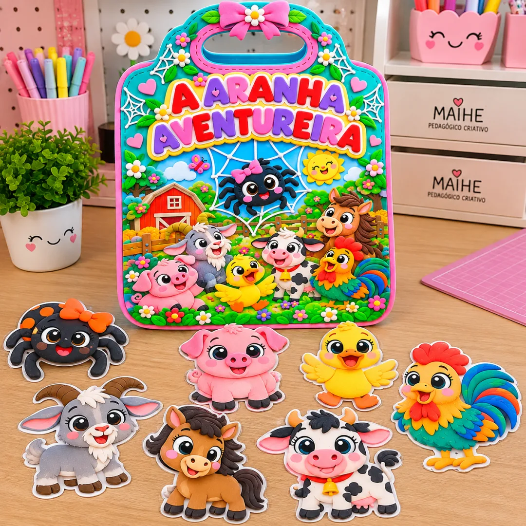 A Aranha Aventureira – Sacola Pedagógica - Jogos - Educação Infantil - Arquivo Digital — imagem 2