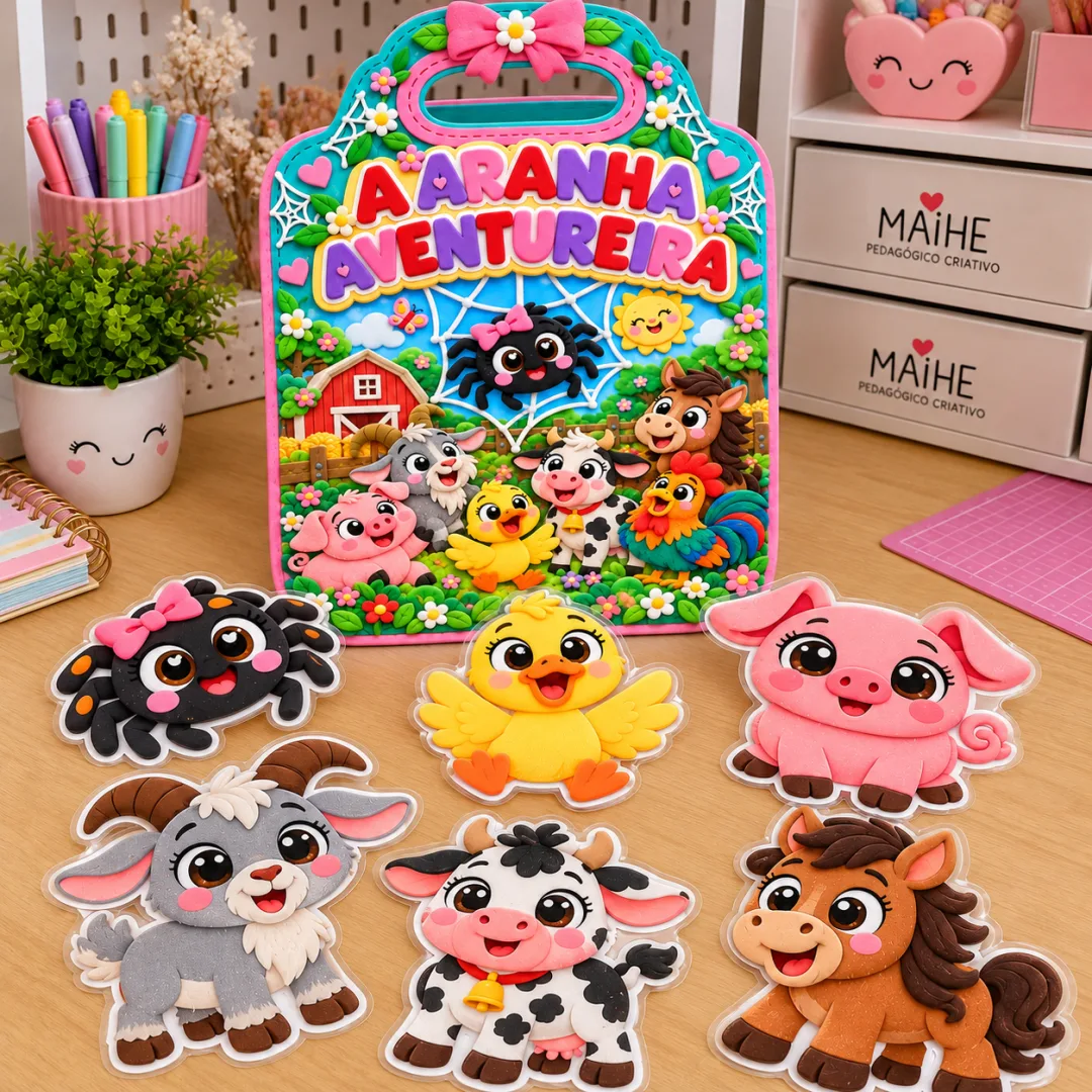 A Aranha Aventureira – Sacola Pedagógica - Jogos - Educação Infantil - Arquivo Digital — imagem 3
