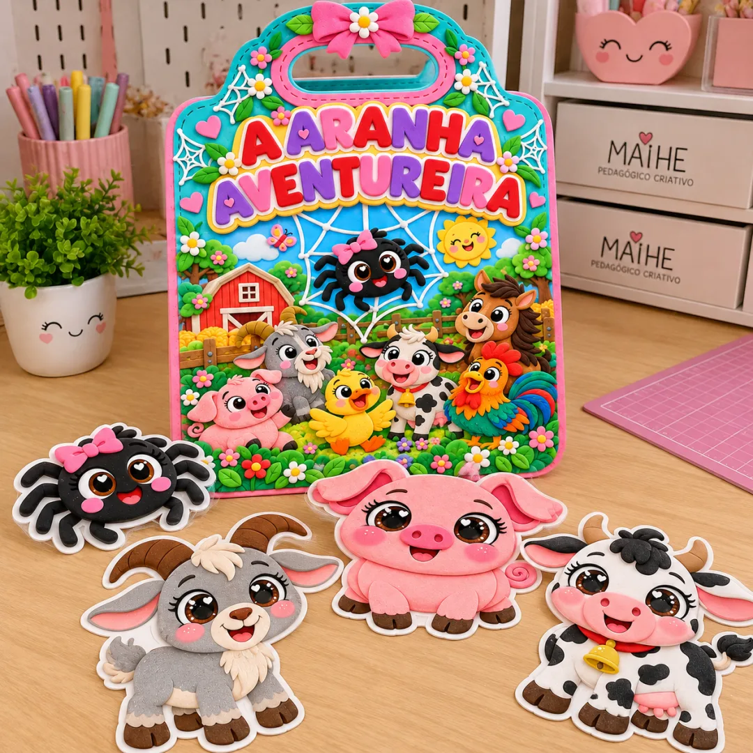 A Aranha Aventureira – Sacola Pedagógica - Jogos - Educação Infantil - Arquivo Digital — imagem 4