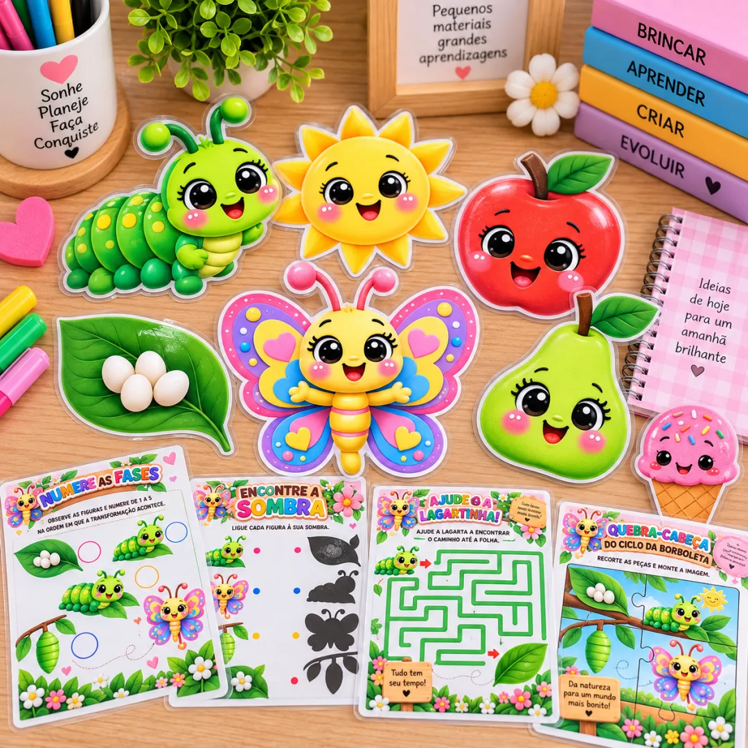 A Lagarta Comilona — Atividades e Jogos para Educação Infantil - Arquivo Digital — imagem 3