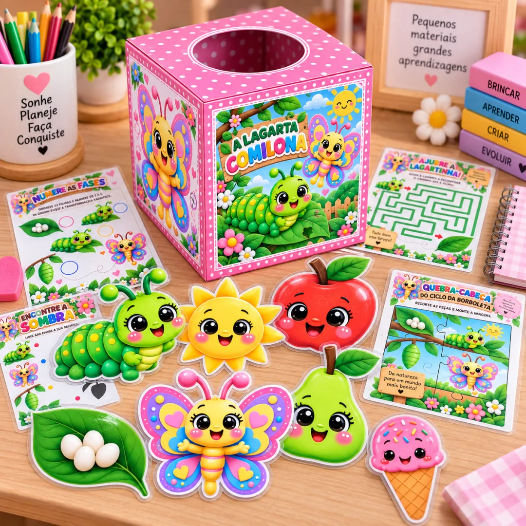 A Lagarta Comilona — Atividades e Jogos para Educação Infantil - Arquivo Digital — imagem 2