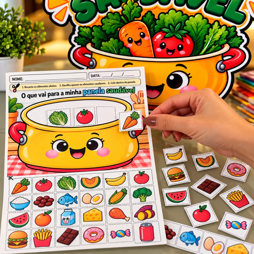 A Panela Saudável – Kit Pedagógico Interativo para Educação Infantil - PDF — imagem 4