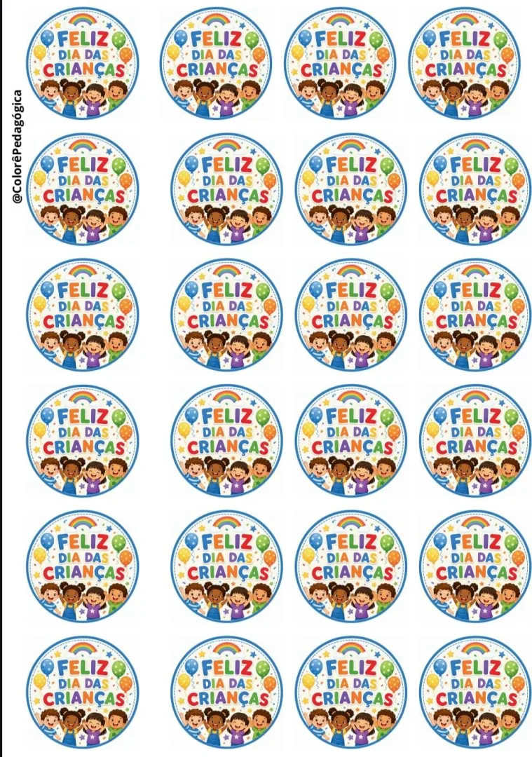 Tags para o Dia das Crianças - Educação Infantil - PDF — imagem 3