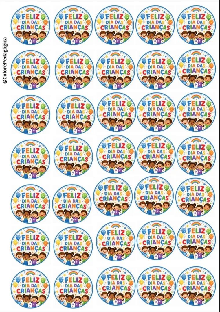 Tags para o Dia das Crianças - Educação Infantil - PDF — imagem 4