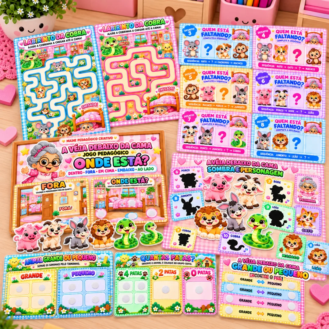 A Véia Debaixo Da Cama - Combo Completo - Educação Infantil - Arquivo Digital — imagem 4