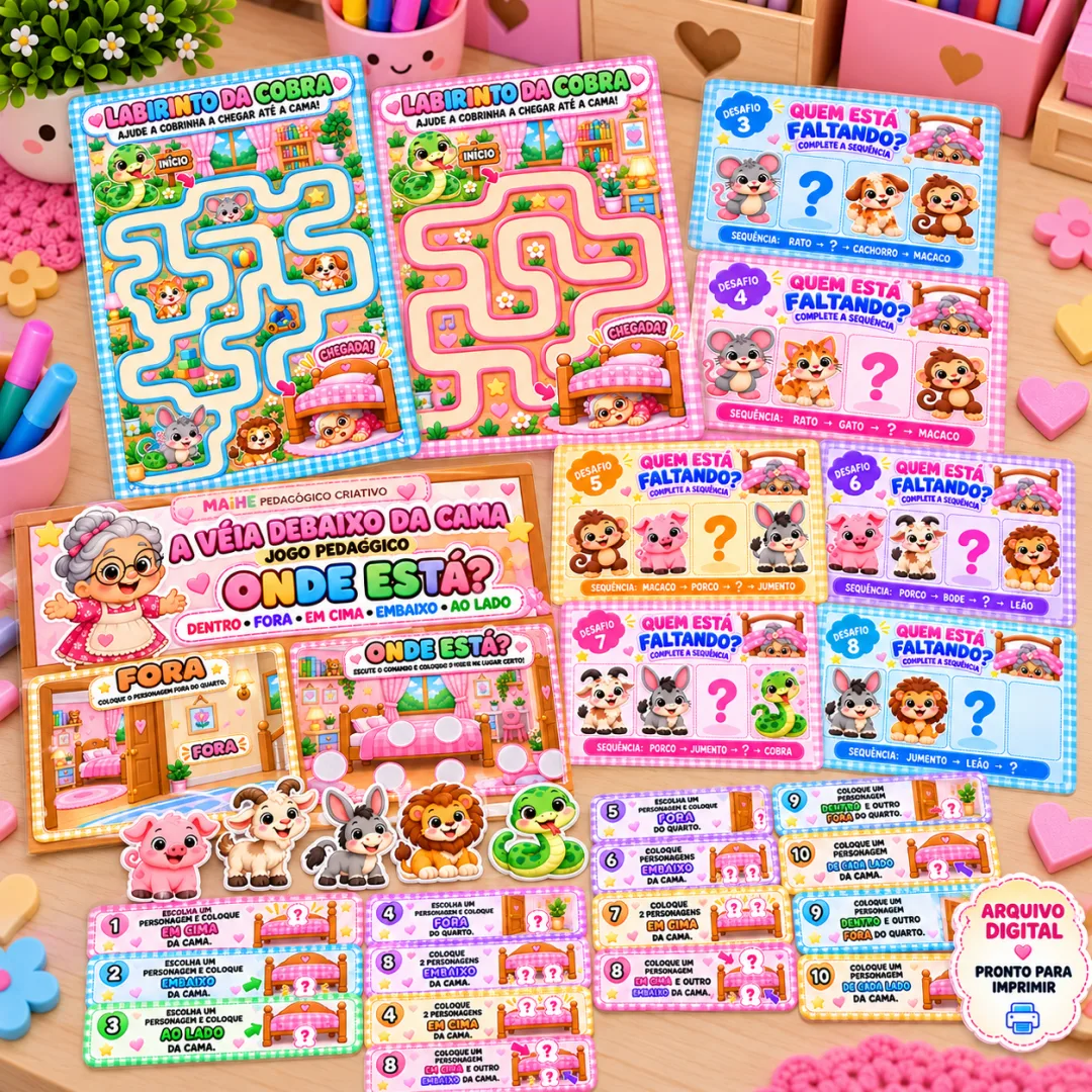 A Véia Debaixo Da Cama - Combo Completo - Educação Infantil - Arquivo Digital — imagem 3