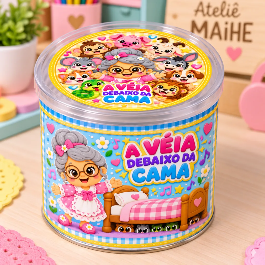 A Véia Debaixo Da Cama – Lata Musical Interativa - Educação Infantil - Arquivo Digital — imagem 5