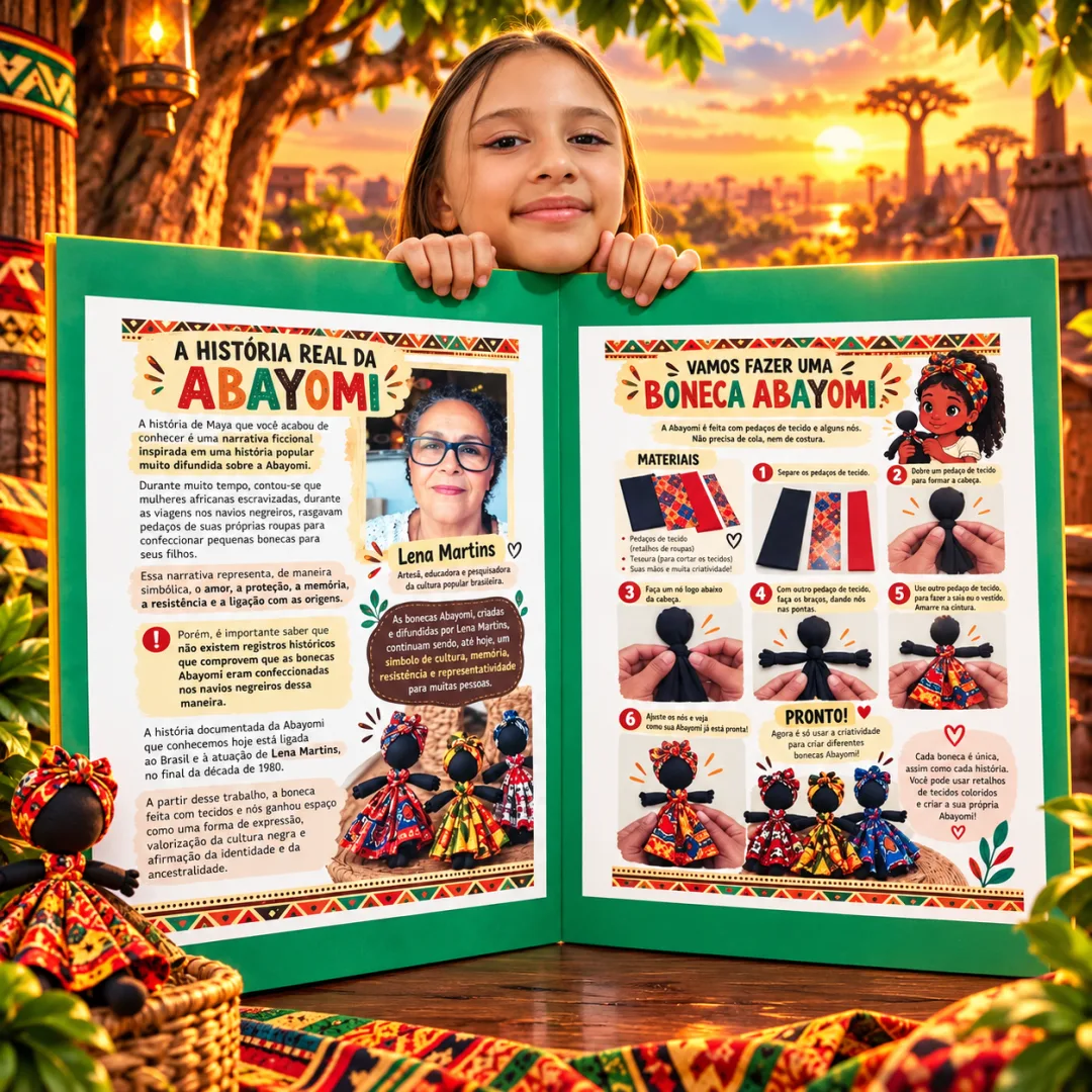 👧🏾✨ ABAYOMI EM: O PRESENTE DE MAYA 🤎 — imagem 5