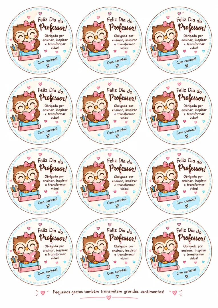 Adesivo Feliz Dia Do Professor  — imagem 2
