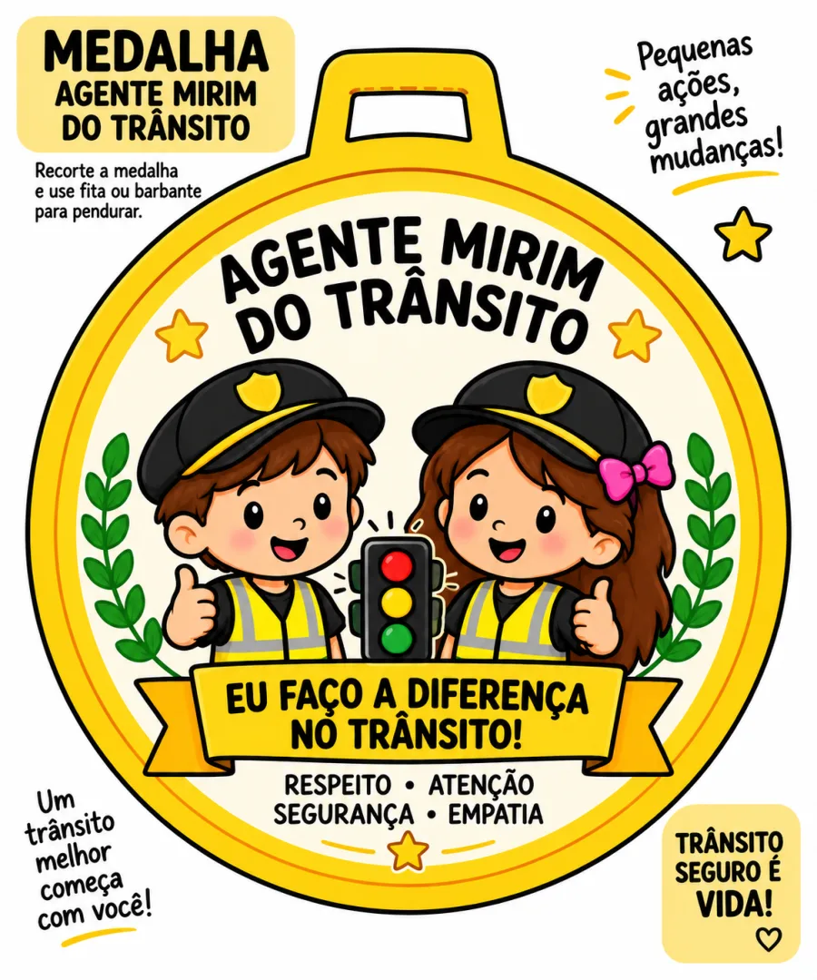 Agente Mirim do Trânsito — Kit Pedagógico em PDF — imagem 2