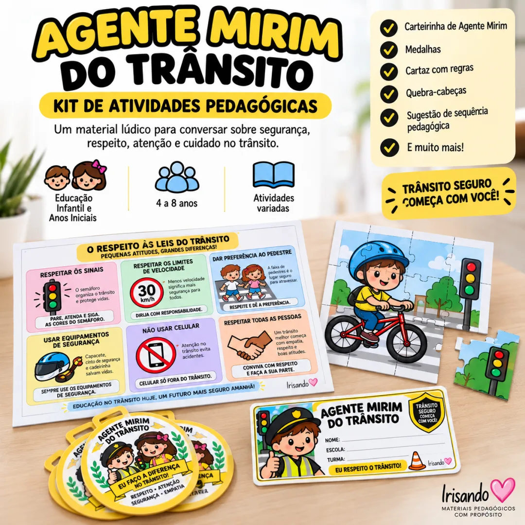 Agente Mirim do Trânsito — Kit Pedagógico em PDF — imagem 3