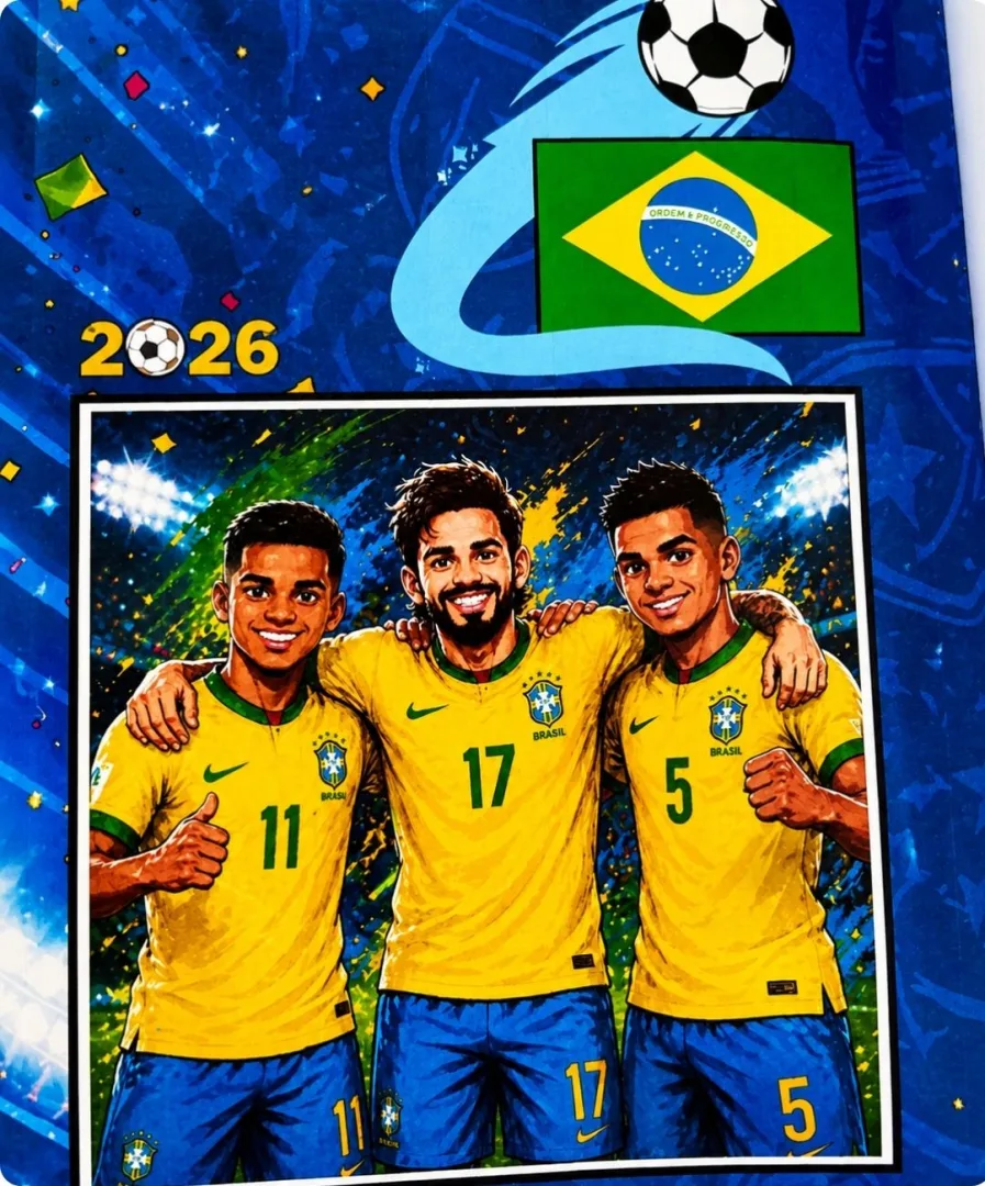 ÁLBUM DA SELEÇÃO BRASILEIRA PARA IMPRIMIR — imagem 2