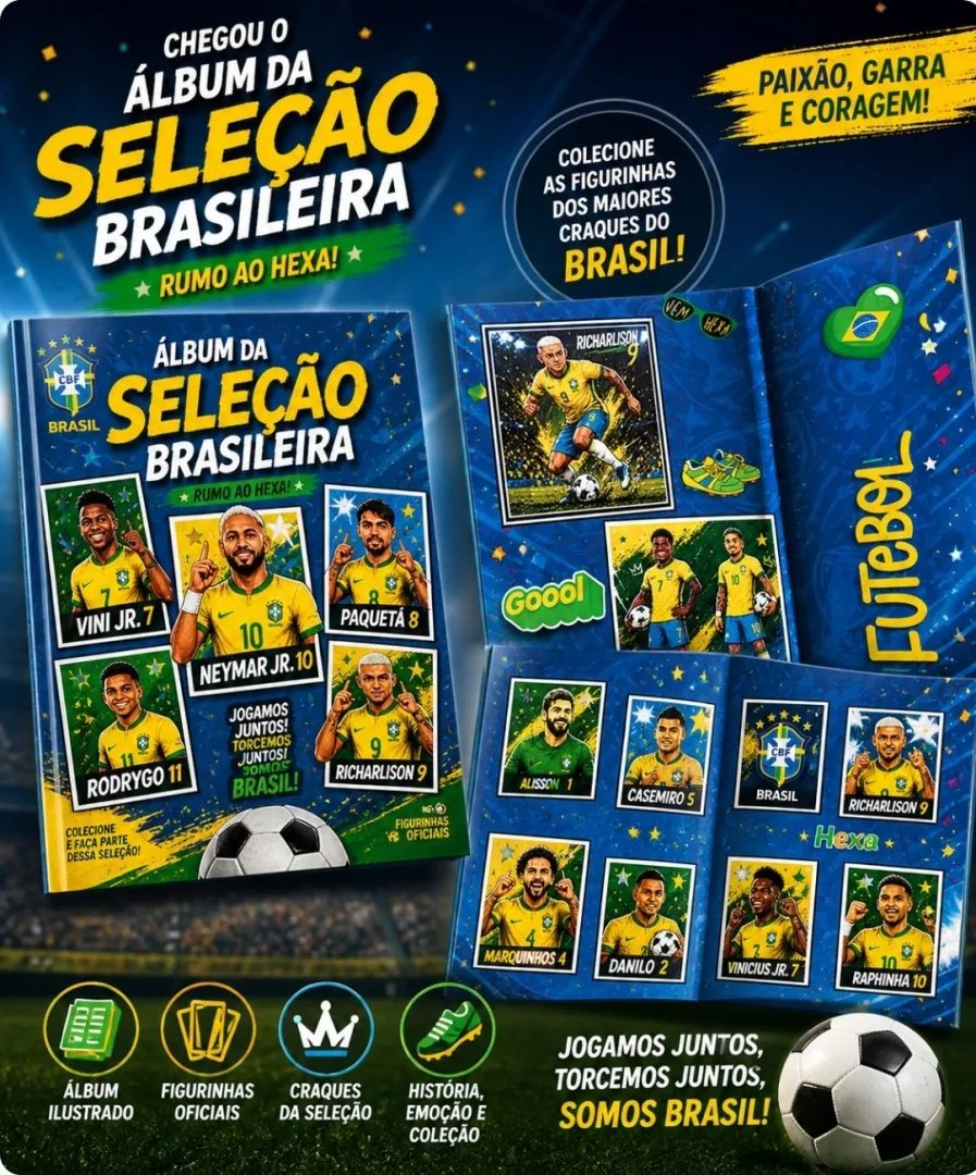 ÁLBUM DA SELEÇÃO BRASILEIRA PARA IMPRIMIR — imagem 5