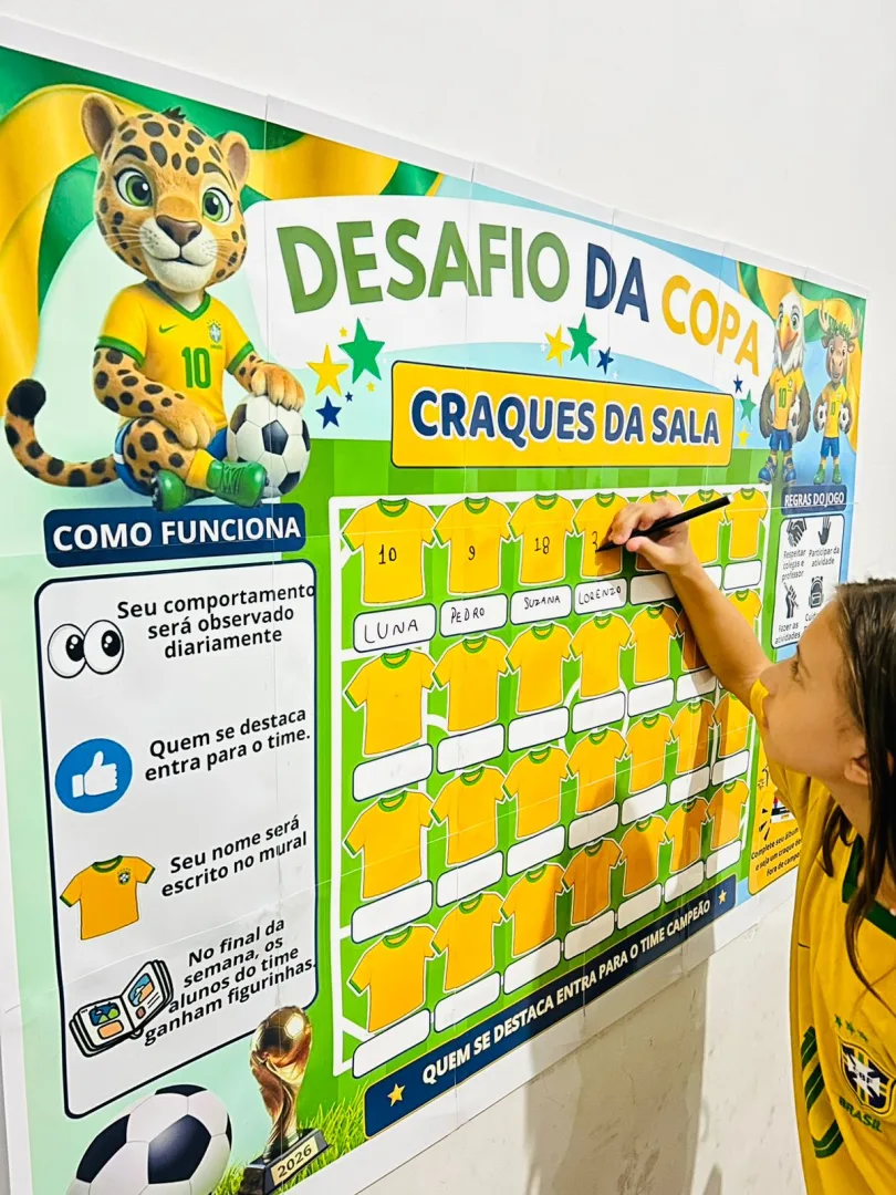 🏆⚽ÁLBUM DA TURMA + MURAL DE COMPORTAMENTO DA SALA – COPA 2026⚽🏆 — imagem 2