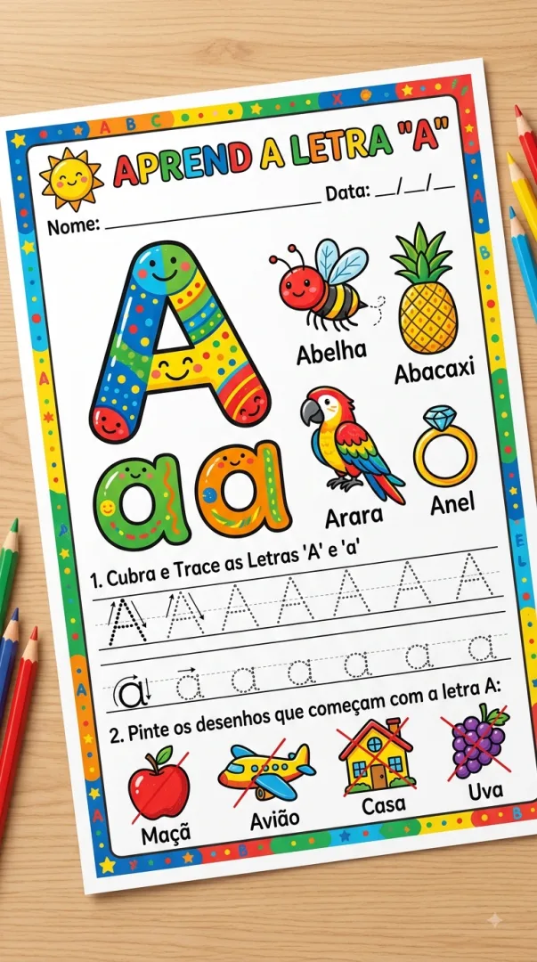 ATIVIDADES DO ALFABETO FICHAS E DESCOBERTAS — imagem 2