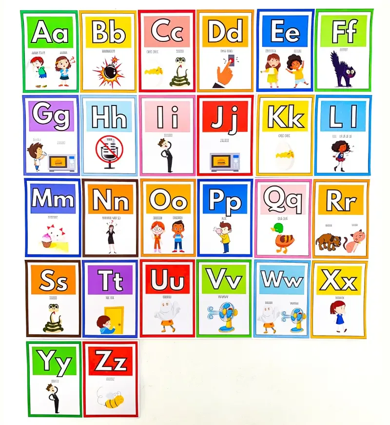 Alfabeto das Onomatopeias de Parede — imagem 2