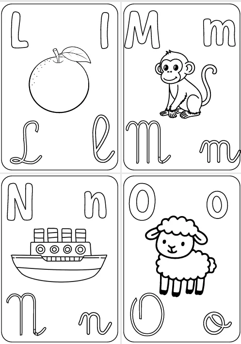 Alfabeto de Parede para Colorir - PDF — imagem 2