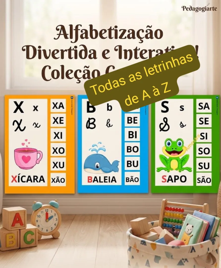 Alfabeto de parede PDF ensino infantil e fundamental  — imagem 4