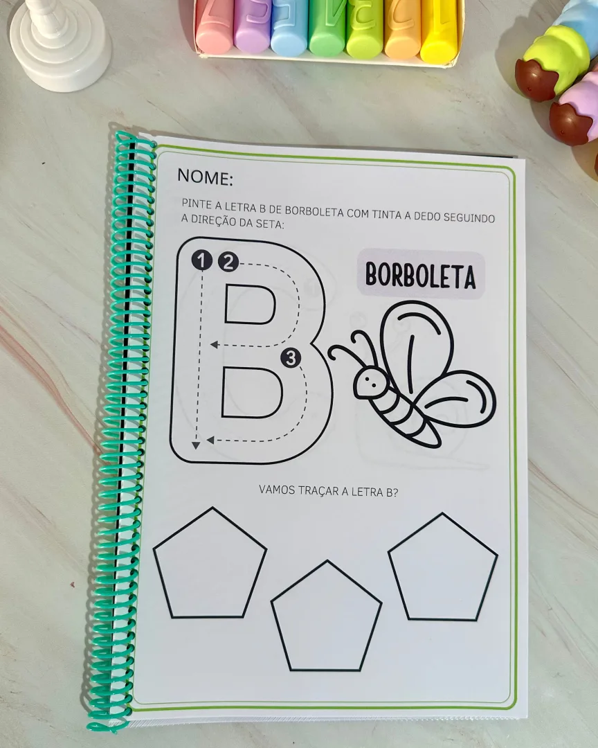 Alfabeto dos Animais — 26 Páginas para Educação Especial em PDF — imagem 2