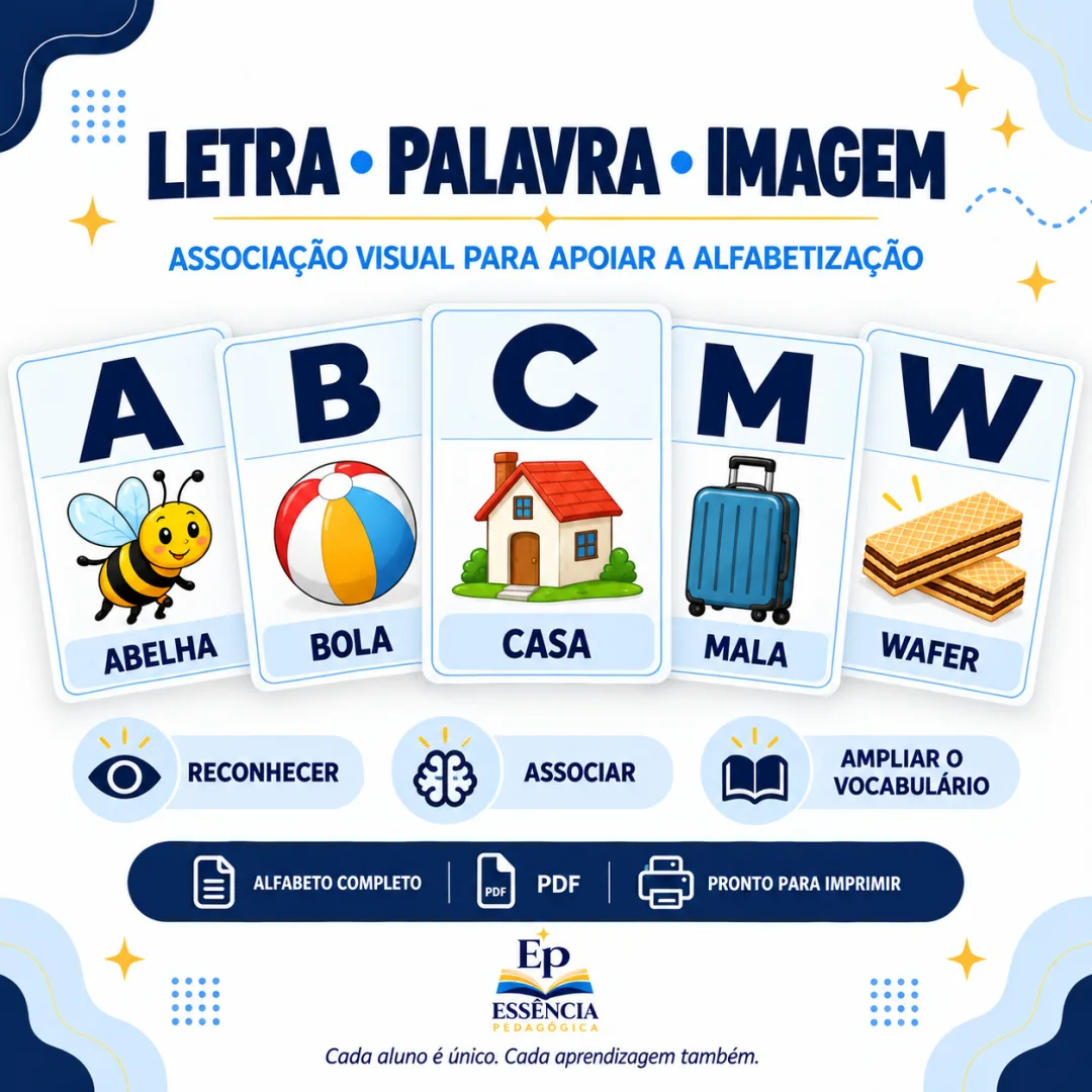 Alfabeto Ilustrativo – 1º Ano – PDF — imagem 3