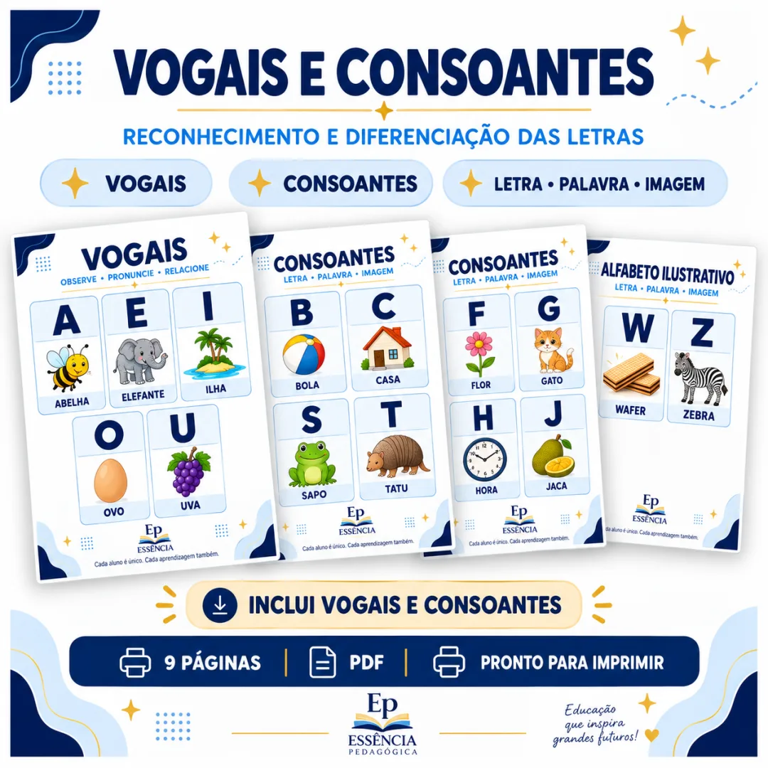 Alfabeto Ilustrativo – 1º Ano – PDF — imagem 5